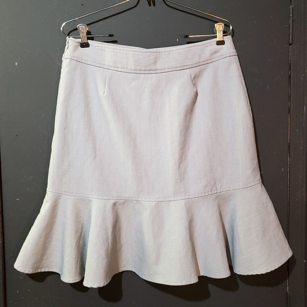 Ingredients Circle Stretch Skirt Light Gray Sz 8 - Picture 2 of 3